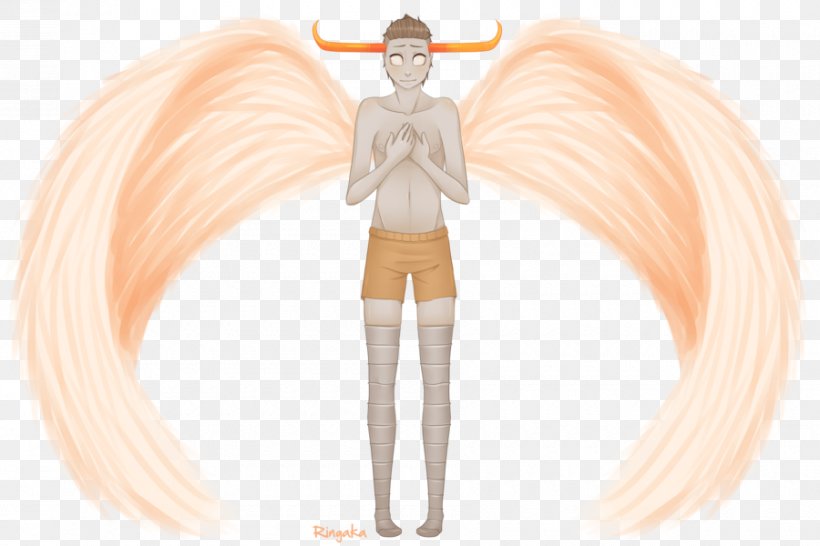 Figurine Homo Sapiens Legendary Creature Angel M, PNG, 900x600px, Watercolor, Cartoon, Flower, Frame, Heart Download Free