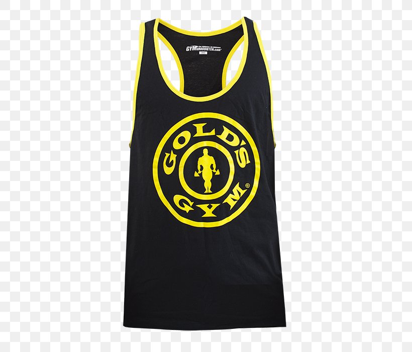 Gold's Gym Fitness Centre T-shirt Physical Fitness, PNG, 700x700px, Fitness Centre, Active Shirt, Active Tank, Black, Bodybuilding Download Free
