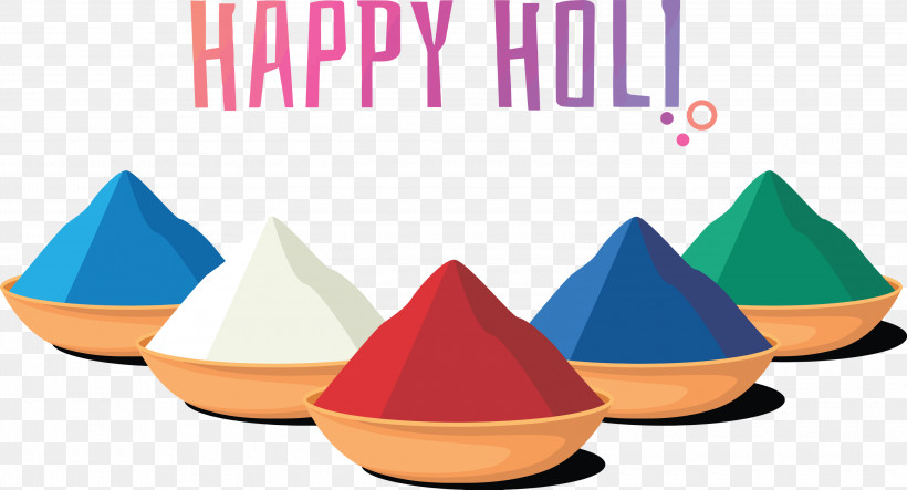 Happy Holi Holi Colorful, PNG, 3000x1622px, Happy Holi, Colorful, Cone, Festival, Holi Download Free