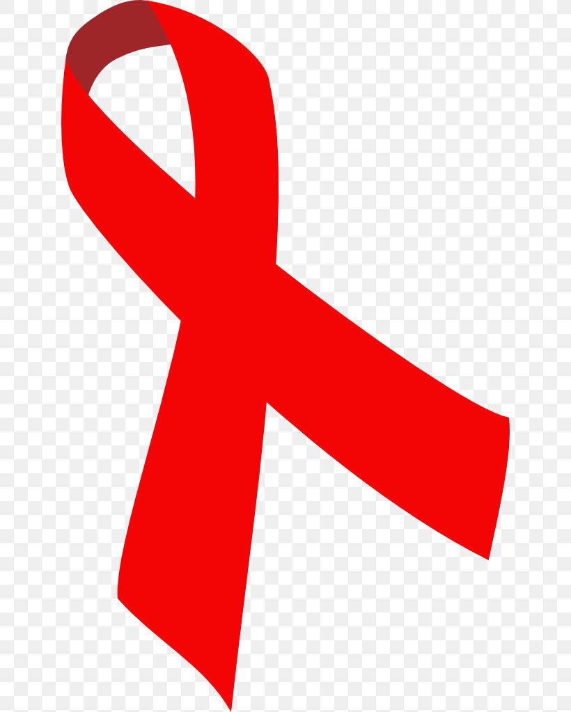 Red Ribbon HIV/AIDS T-shirt Awareness Ribbon, PNG, 644x1023px, Red Ribbon, Area, Awareness Ribbon, Clothing, Hand Download Free