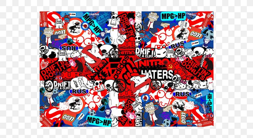 Sticker Bomb Desktop Wallpaper Japanese Domestic Market, PNG, 600x450px, Sticker Bomb, Adhesive, Advertising, Art, Blue Download Free