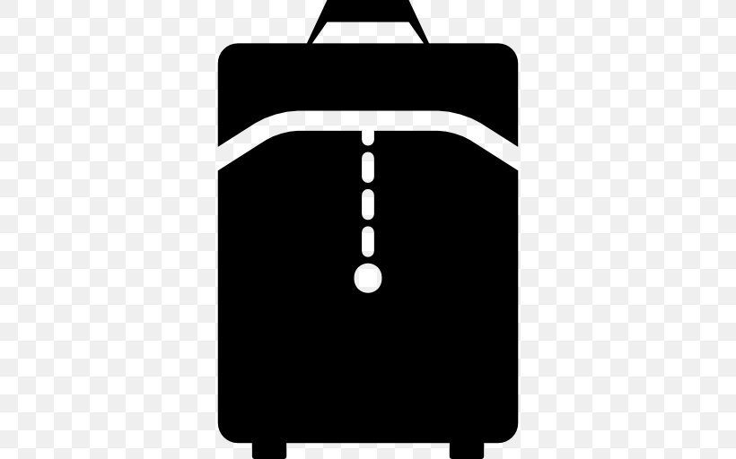 Baggage Travel Handbag, PNG, 512x512px, Baggage, Backpack, Bag, Black, Black And White Download Free