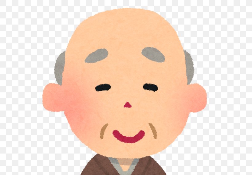 Grandfather Face Kami, Hyōgo Old Age, PNG, 569x570px, Grandfather, Body, Cartoon, Cheek, Face Download Free