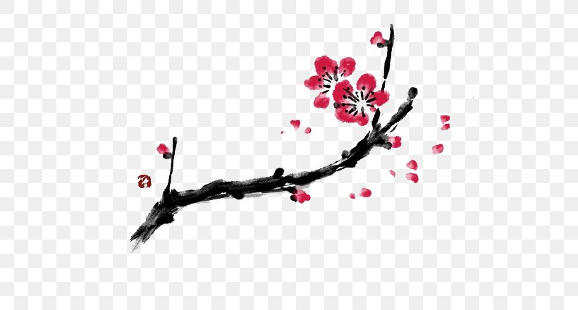 Plum Blossom Illustration, PNG, 630x440px, Plum Blossom, Blossom, Body Jewelry, Branch, Cherry Blossom Download Free