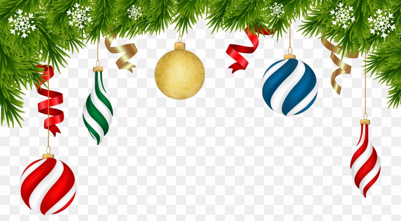Christmas Decoration Christmas Ornament Clip Art, PNG, 8000x4424px, Christmas, Branch, Christmas Card, Christmas Decoration, Christmas Music Download Free