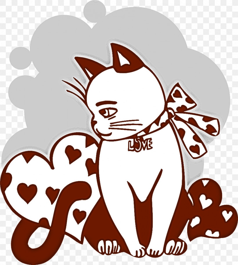 Cartoon Cat Tail Sticker, PNG, 899x1000px, Cartoon, Cat, Sticker, Tail Download Free