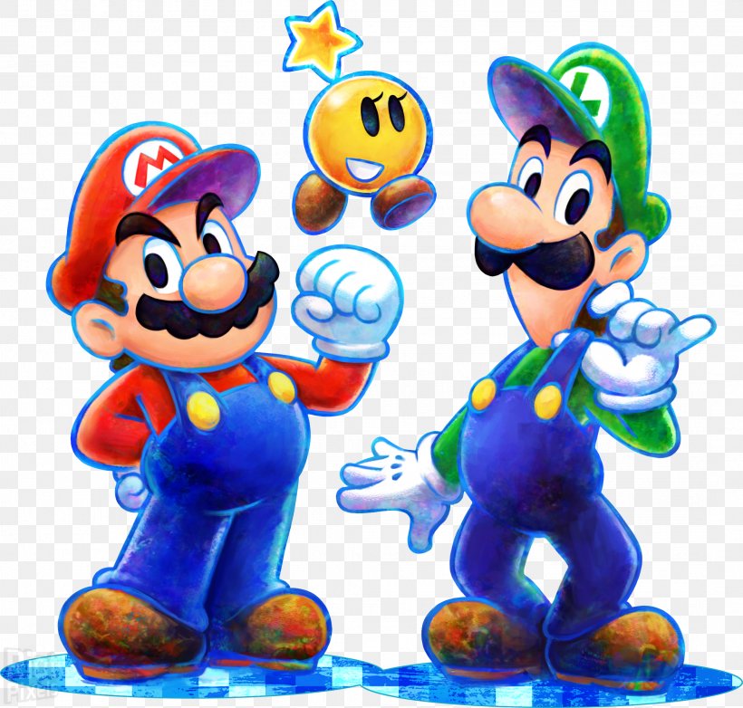 Mario & Luigi: Dream Team Mario & Luigi: Superstar Saga Mario & Luigi: Partners In Time Super Mario Bros., PNG, 2138x2041px, Mario Luigi Dream Team, Cartoon, Figurine, Luigi, Mario Download Free