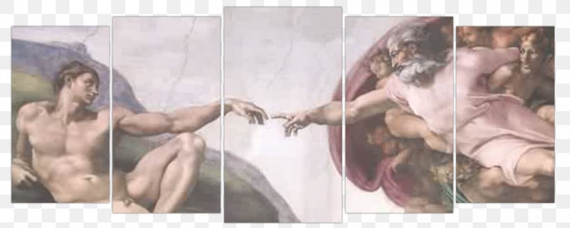 Sistine Chapel Ceiling St. Peter's Basilica The Creation Of Adam Vatican Museums, PNG, 1000x400px, Watercolor, Cartoon, Flower, Frame, Heart Download Free