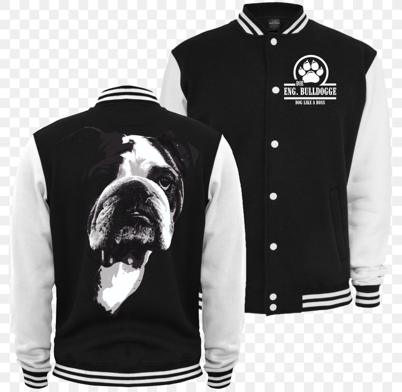 T-shirt French Bulldog Jacket Olde English Bulldogge, PNG, 800x800px, Tshirt, Black, Black And White, Bluza, Brand Download Free