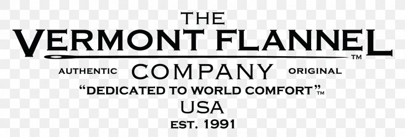 The Vermont Flannel Co. Coupon Company The Vermont Flannel Co., PNG, 2448x831px, Flannel, Area, Black, Black And White, Brand Download Free