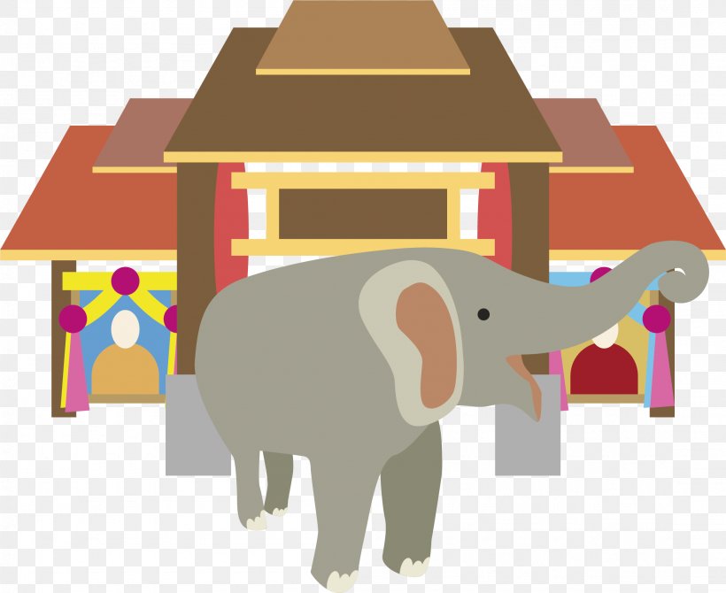 Indian Elephant Illustration, PNG, 2205x1802px, Indian Elephant, Architecture, Cattle Like Mammal, Elephant, Elephants And Mammoths Download Free