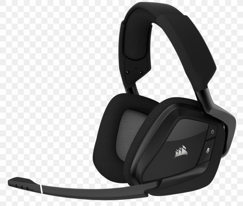 Microphone Corsair VOID PRO RGB 7.1 Surround Sound Headphones Corsair Components, PNG, 1024x868px, 71 Surround Sound, Microphone, Audio, Audio Equipment, Black Download Free