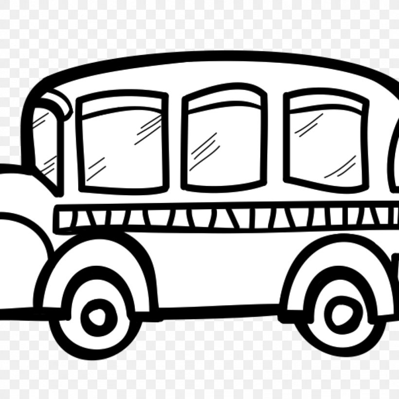 Bus Clip Art Free Content Image Openclipart, PNG, 1024x1024px, Bus, Area, Automotive Design, Black And White, Car Download Free