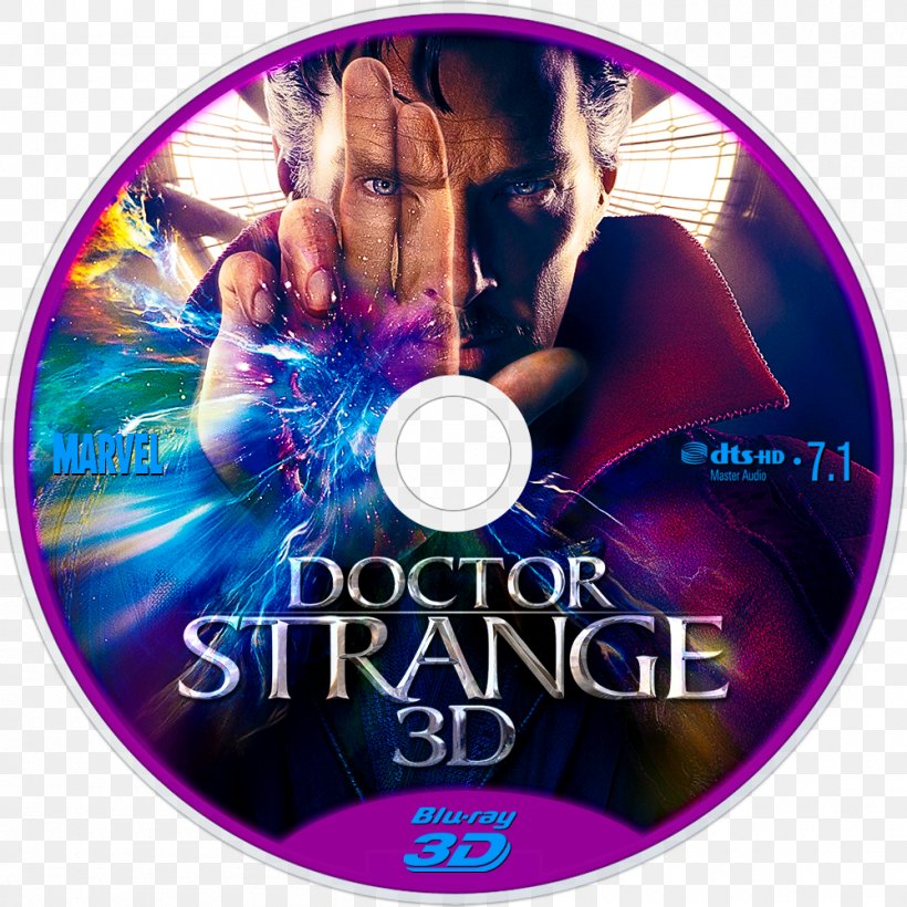 Doctor Strange Blu-ray Disc Dormammu 1080p Film, PNG, 1000x1000px, Doctor Strange, Album Cover, Benedict Cumberbatch, Bluray Disc, Compact Disc Download Free