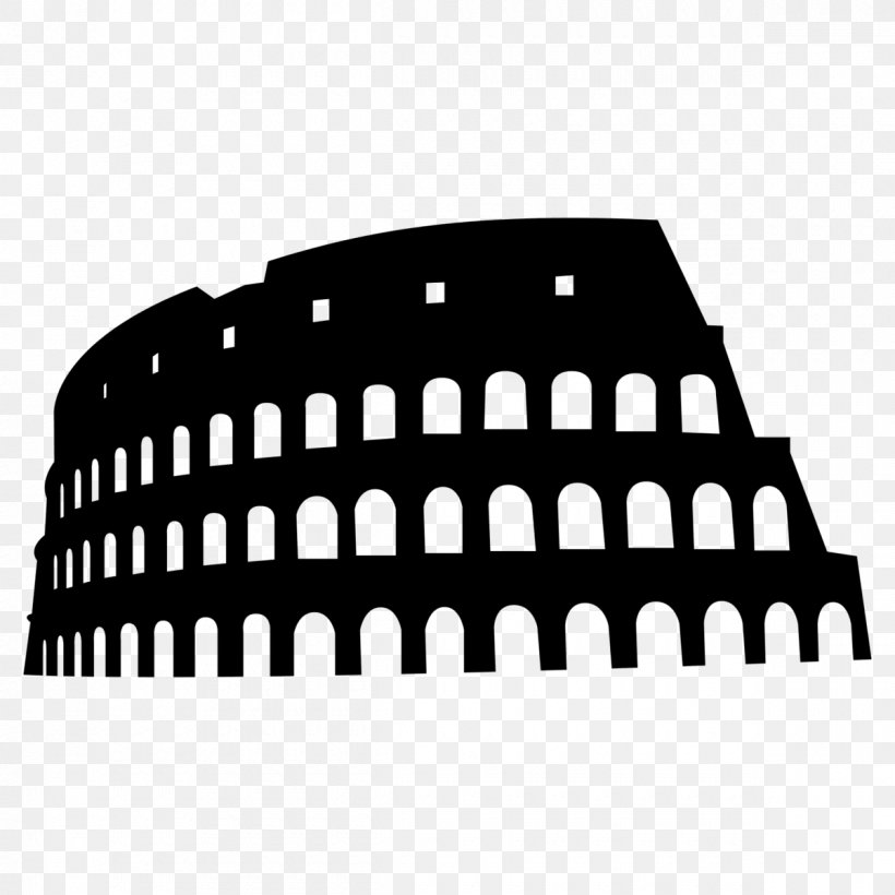 Colosseum Pisa Eiffel Tower, PNG, 1200x1200px, Colosseum, Architecture, Black And White, Brand, Drawing Download Free