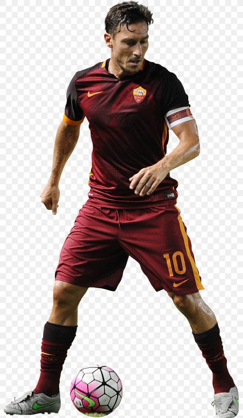 Francesco Totti A.S. Roma Football Player Jersey, PNG, 797x1408px, Francesco Totti, As Roma, Ball, Clothing, Football Download Free