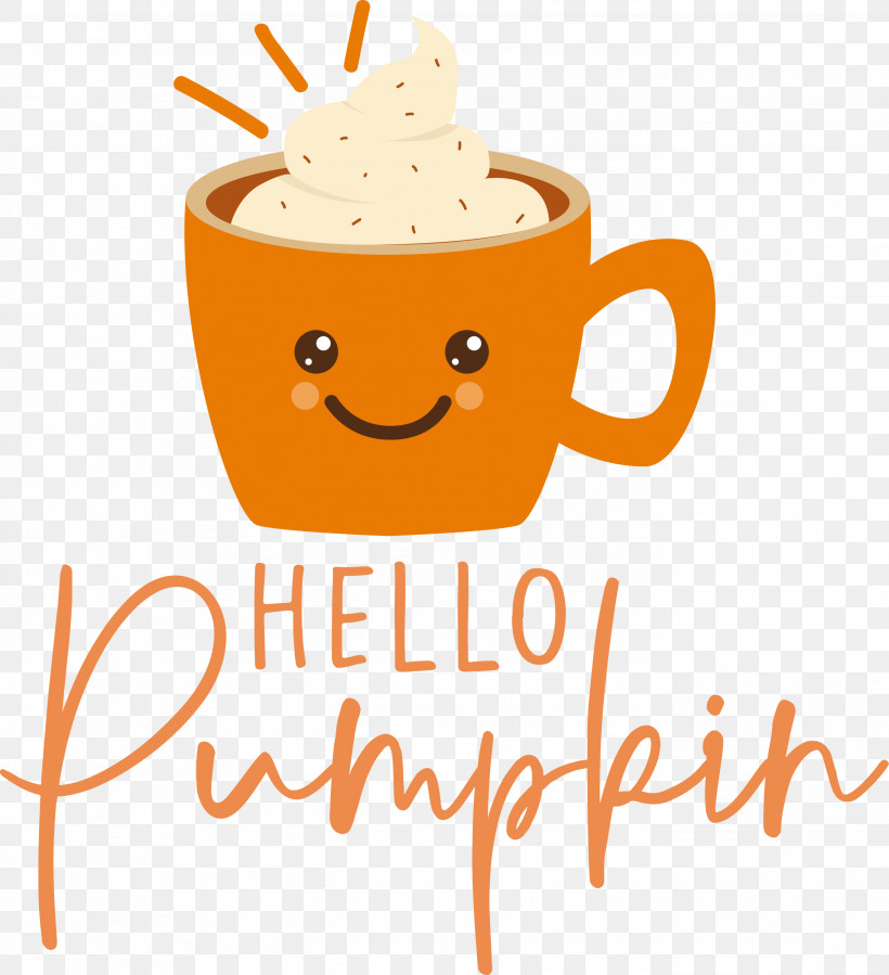 HELLO PUMPKIN Autumn Harvest, PNG, 2734x3000px, Autumn, Cartoon, Coffee, Coffee Cup, Cup Download Free