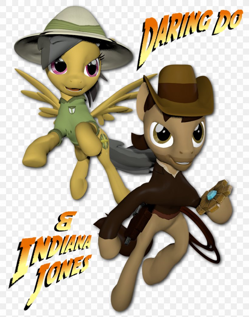 Pony YouTube Indiana Jones Daring Don't DeviantArt, PNG, 850x1084px, Pony, Cartoon, Deviantart, Fiction, Fictional Character Download Free