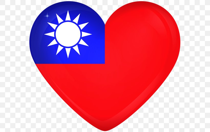 Taiwan Flag Of The Republic Of China Flag Of China Blue Sky With A White Sun, PNG, 600x515px, Watercolor, Cartoon, Flower, Frame, Heart Download Free