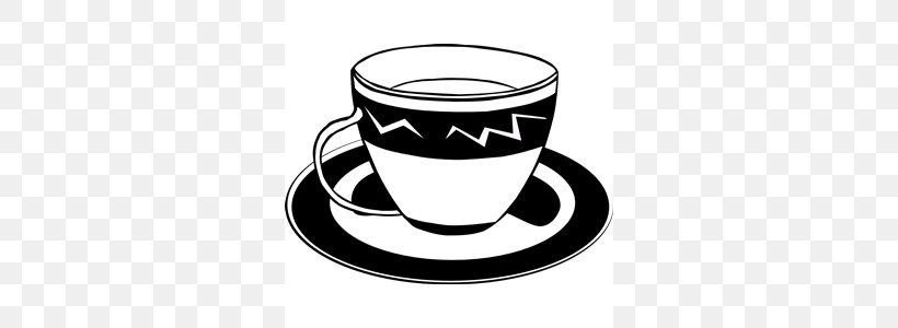 Coffee Cup Tea Coffee Cup Clip Art, PNG, 300x300px, Coffee, Black And White, Coffee Cup, Cup, Dinnerware Set Download Free