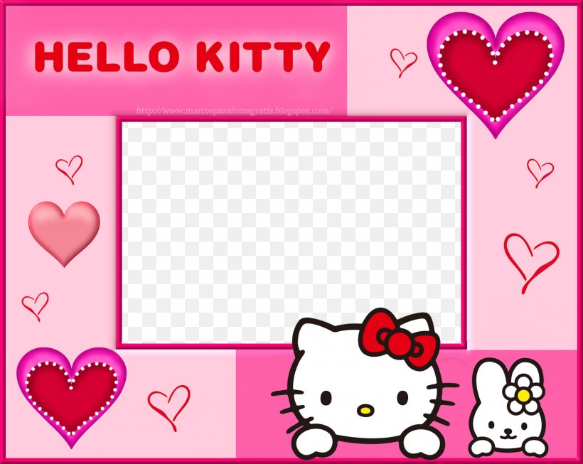 Hello Kitty Online Desktop Wallpaper, PNG, 1600x1275px, Watercolor, Cartoon, Flower, Frame, Heart Download Free