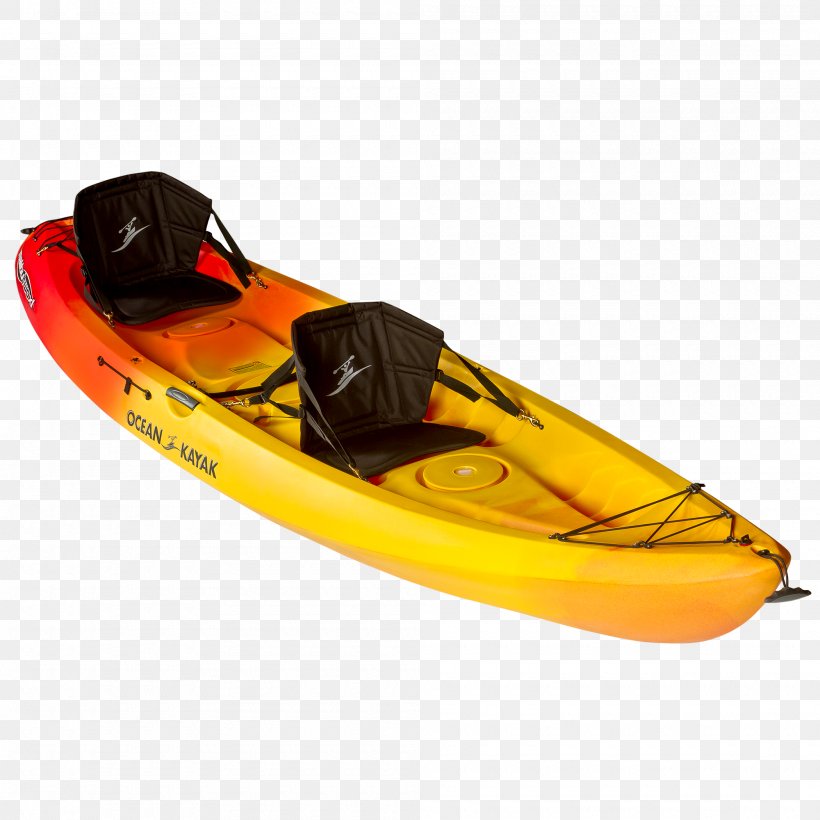 Ocean Kayak Malibu Two XL Sea Kayak Sit-on-top, PNG, 2000x2000px, Kayak, Boat, Life Jackets, Oar, Ocean Kayak Frenzy Download Free