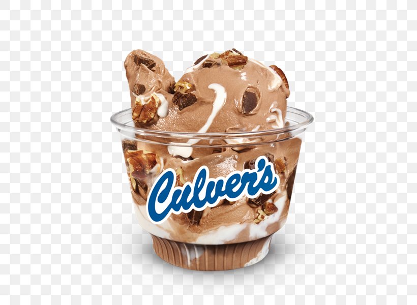 Sundae Ice Cream Custard Culver's, PNG, 600x600px, Sundae, Biscuits, Caramel, Chocolate, Chocolate Ice Cream Download Free