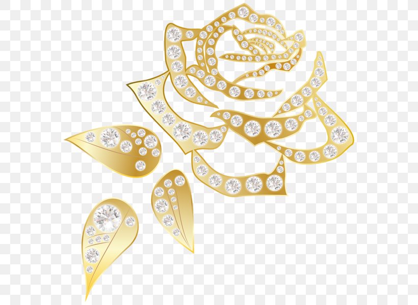 Beach Rose Yellow Gold Clip Art, PNG, 581x600px, Beach Rose, Body Jewelry, Color, Gold, Golden Rose Download Free