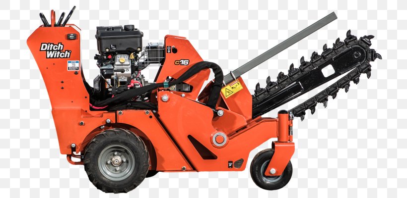 Ditch Witch Trencher Heavy Machinery Skid-steer Loader, PNG, 738x400px, Ditch Witch, Architectural Engineering, Augers, Backhoe, Boring Download Free