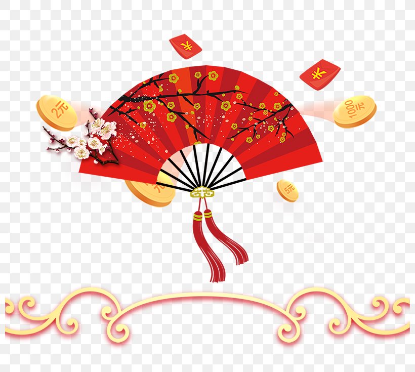 Hand Fan Chinese Laba Festival, PNG, 800x735px, Hand Fan, Chinese, Chinese New Year, Coreldraw, Fan Download Free
