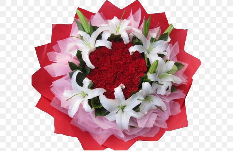 Flower Bouquet Lilium Red, PNG, 600x532px, Flower Bouquet, Artificial Flower, Arumlily, Cut Flowers, Designer Download Free