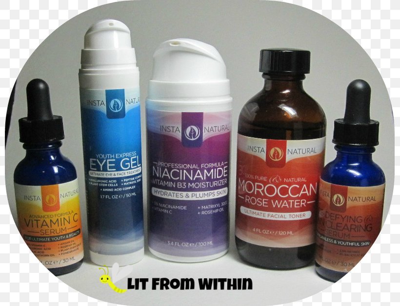 InstaNatural Niacinamide Serum Liquid Bottle, PNG, 799x628px, Liquid, Bottle, Face, Fireflies, Nicotinamide Download Free