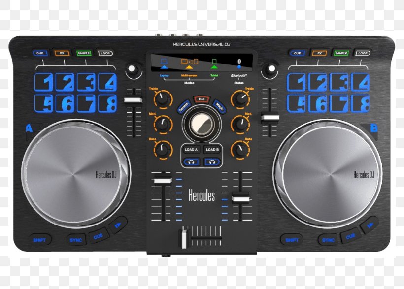 DJ Controller Disc Jockey Virtual DJ Audio Mixers DJ Mix, PNG, 786x587px, Dj Controller, Audio, Audio Equipment, Audio Mixers, Audio Receiver Download Free