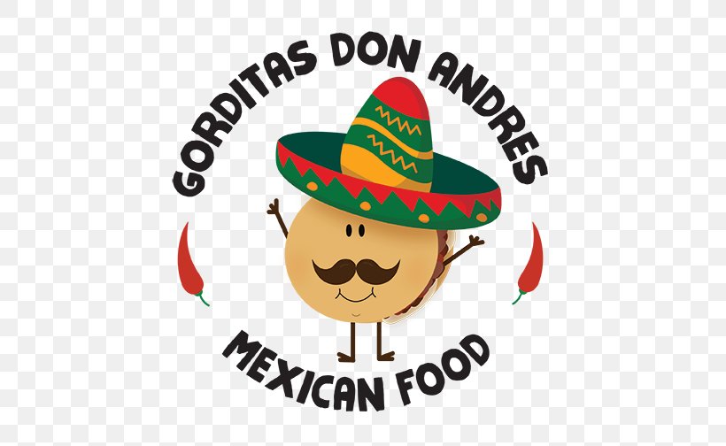 Gorditas Don Andres Logo Food Hat Font, PNG, 500x504px, Logo, Area, Artwork, Brand, California Download Free