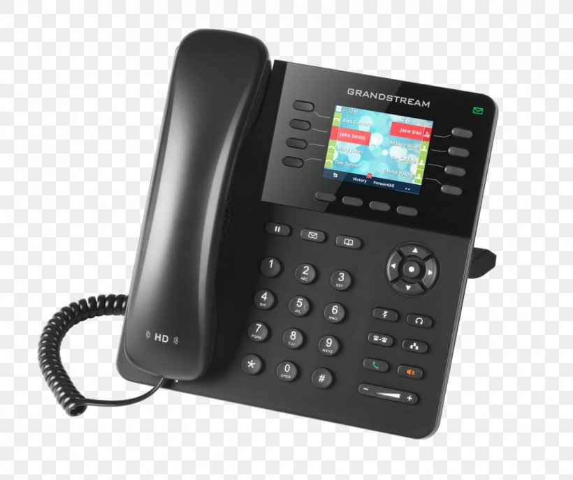 VoIP Phone Grandstream Networks Telephone Call Session Initiation Protocol, PNG, 1120x940px, Voip Phone, Answering Machine, Business Telephone System, Call Transfer, Caller Id Download Free