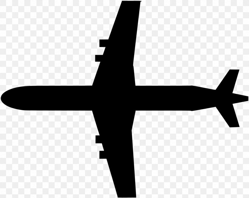 Airplane Aircraft, PNG, 1292x1028px, Airplane, Air Travel, Aircraft, Black And White, Cross Download Free