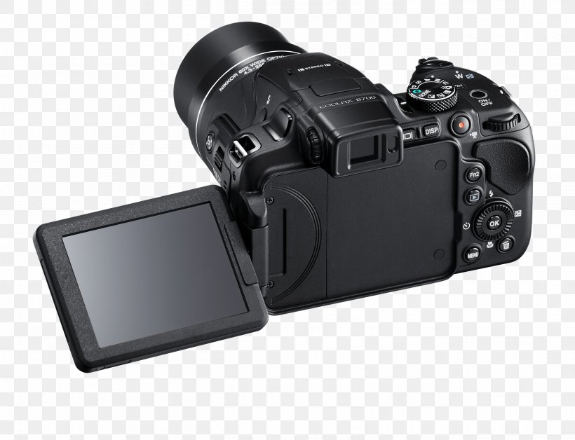 Point-and-shoot Camera Nikon Bridge Camera Zoom Lens, PNG, 2617x2005px, 4k Resolution, Camera, Bridge Camera, Camera Accessory, Camera Lens Download Free