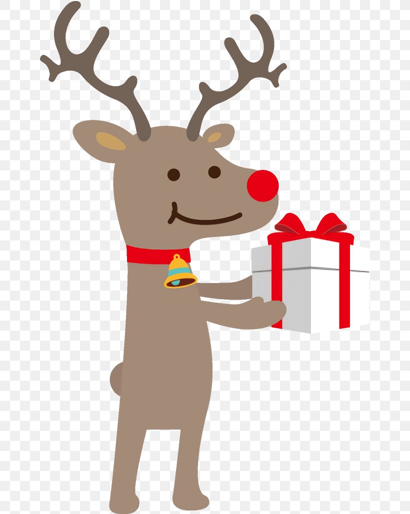 Reindeer Christmas Reindeer Christmas, PNG, 660x1026px, Reindeer, Antler, Cartoon, Christmas, Christmas Reindeer Download Free