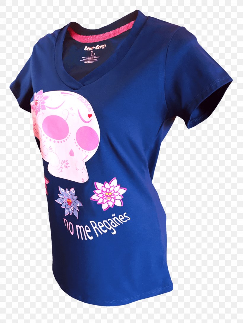 T-shirt Blue Mexico Printmaking Calavera, PNG, 1106x1474px, Tshirt, Active Shirt, Blue, Calavera, Clothing Download Free