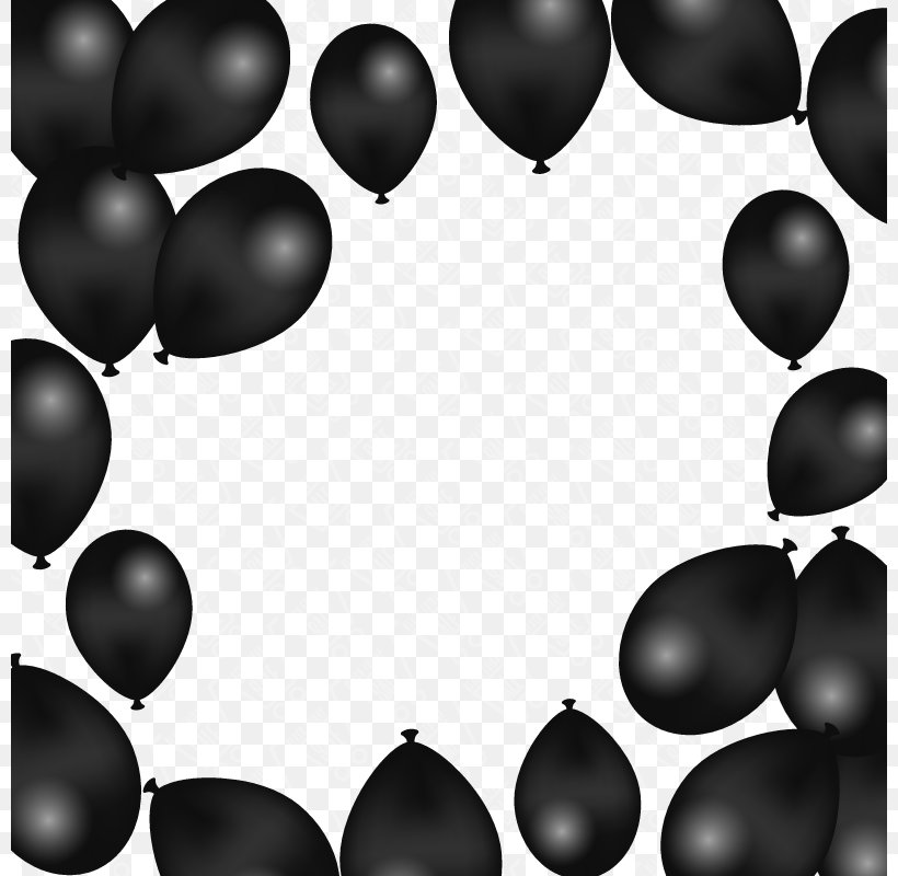 Balloon Adobe Illustrator, PNG, 800x800px, Black, Balloon, Bd Stockholm Bil Ab, Black And White, Black Friday Download Free