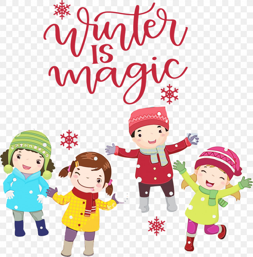 Royalty-free, PNG, 2960x3000px, Winter Is Magic, Hello Winter, Paint, Royaltyfree, Watercolor Download Free
