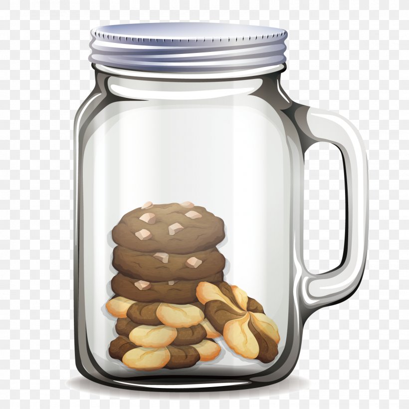Stock Illustration Royalty-free Glass Illustration, PNG, 1600x1600px, Royaltyfree, Cookie, Cookie Jar, Drinkware, Food Download Free
