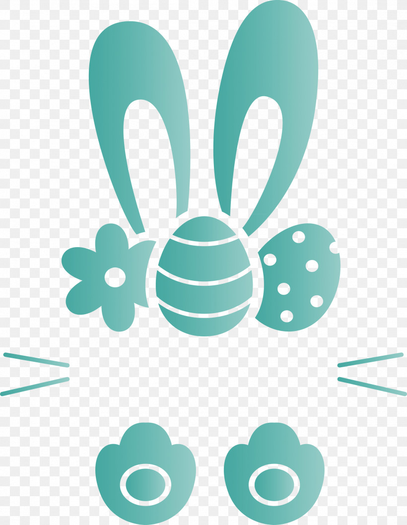 Easter Bunny Easter Day Rabbit, PNG, 2323x3000px, Easter Bunny, Aqua, Circle, Easter Day, Easter Egg Download Free
