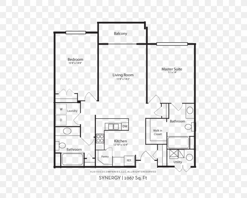 Floor Plan Garden Park Drive The Aston At University Place Apartment, PNG, 1000x800px, Floor Plan, Air Conditioning, Apartment, Area, Aston At University Place Download Free