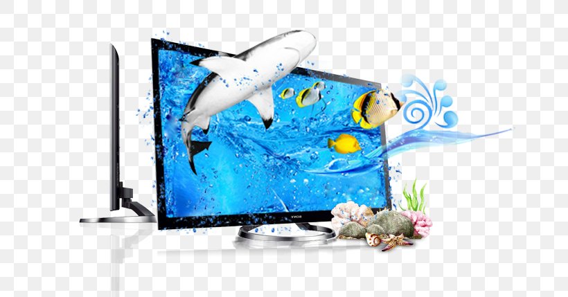 Graphic Design HDMI Computer Monitor Home Appliance, PNG, 673x429px, 4k Resolution, Hdmi, Advertising, Blue, Brand Download Free