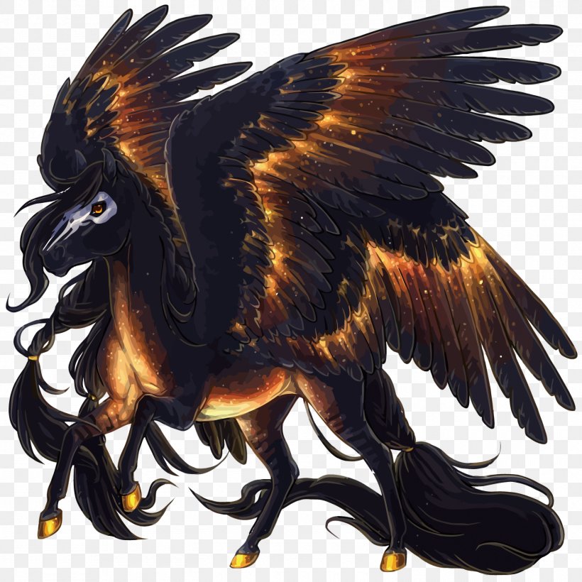 Horse Pegasus Legendary Creature DeviantArt, PNG, 1500x1500px, Horse, Art, Beak, Bird, Bird Of Prey Download Free