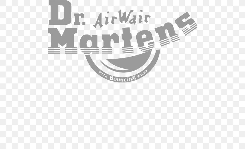 Logo Brand Dr Martens Men's 1460 Trademark Product Design, PNG, 500x500px, Logo, Black, Black And White, Brand, Diagram Download Free