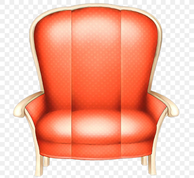 Orange, PNG, 725x752px, Furniture, Chair, Club Chair, Leather, Orange Download Free