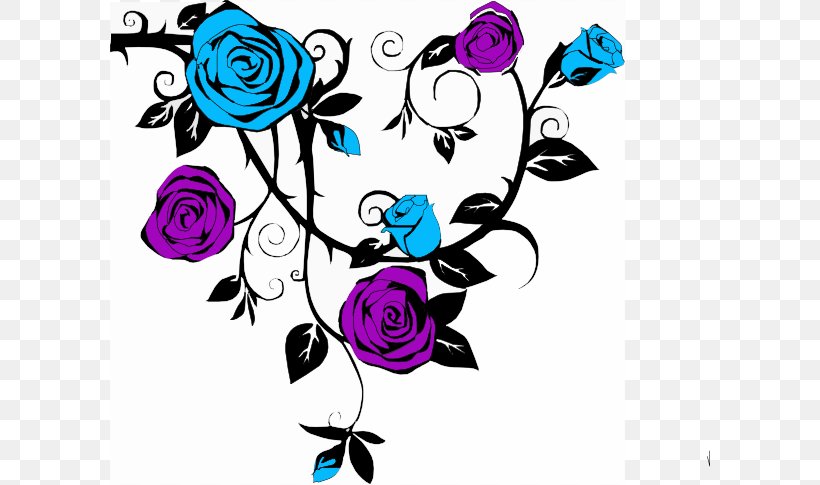 Rose Drawing Vine Clip Art, PNG, 600x485px, Rose, Art, Artwork, Cut Flowers, Drawing Download Free