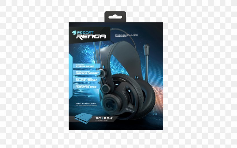 ROCCAT Renga Headphones Audio Gamer, PNG, 4000x2500px, 4gamers Pro410, Roccat, Audio, Audio Equipment, Electronic Device Download Free